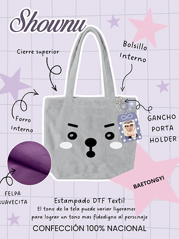 Monsta X - Monmungchi Face Plush Bag Baetongyi (SHOWNU) 1