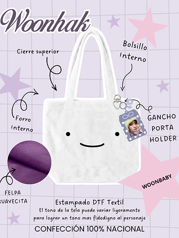 BOYNEXTDOOR - BBNEXDO Face Plush Bag Woonbaby (WOONHAK) 1