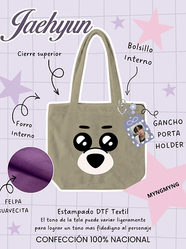 BOYNEXTDOOR - BBNEXDO Face Plush Bag Myngmyng  (JAEHYUN) 1