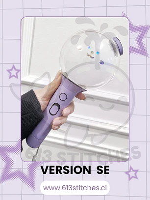 Lightstick Skin: BTS Army Bomb Version SE - LIGHTSTICK NO INCLUIDO