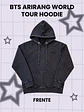 BTS ARIRANG WORLD TOUR Hoodie - Acid Wash canguro - PRODUCTO NO OFICIAL - Miniatura 2