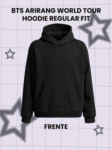 BTS ARIRANG WORLD TOUR Hoodie - Canguro Regular Fit - PRODUCTO NO OFICIAL 2