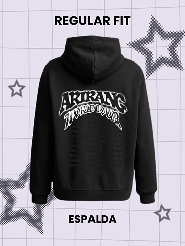 BTS ARIRANG WORLD TOUR Hoodie - Zip Up - PRODUCTO NO OFICIAL 3
