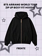 BTS ARIRANG WORLD TOUR Hoodie - BOXY FIT Con Cierre - PRODUCTO NO OFICIAL - Miniatura 2