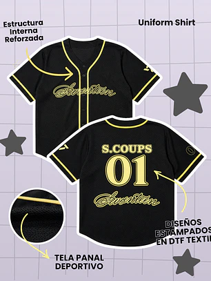 SEVENTEEN Caratland 2026 Uniform Shirt - S.COUPS  (PRODUCTO NO OFICIAL)