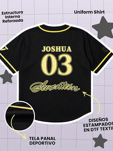SEVENTEEN Caratland 2026 Uniform Shirt - JOSHUA (PRODUCTO NO OFICIAL) 3