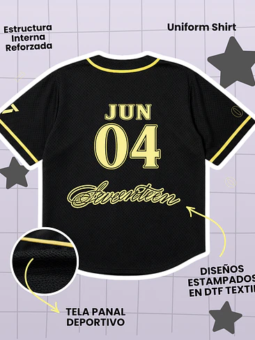 SEVENTEEN Caratland 2026 Uniform Shirt - JUN (PRODUCTO NO OFICIAL) 3