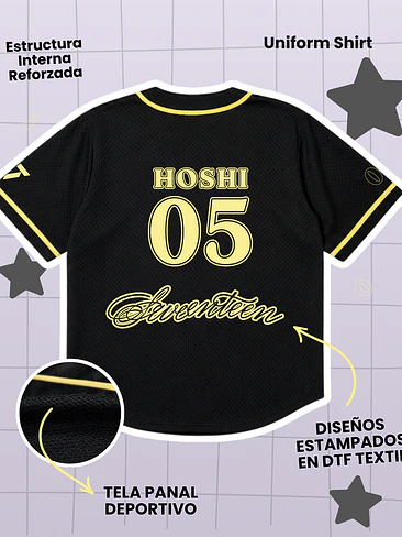 SEVENTEEN Caratland 2026 Uniform Shirt - HOSHI (PRODUCTO NO OFICIAL) 3