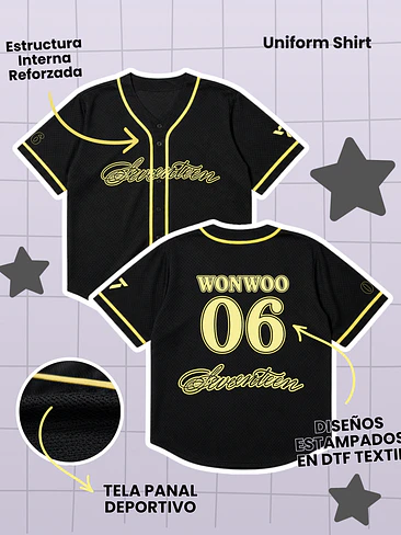SEVENTEEN Caratland 2026 Uniform Shirt - WONWOO (PRODUCTO NO OFICIAL) 1