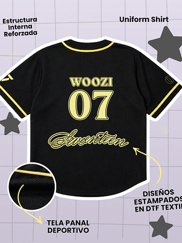 SEVENTEEN Caratland 2026 Uniform Shirt - WOOZI (PRODUCTO NO OFICIAL) 3