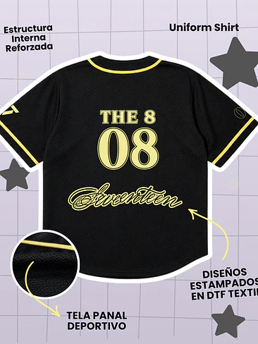 SEVENTEEN Caratland 2026 Uniform Shirt - MINGHAO - THE8 (PRODUCTO NO OFICIAL) 3