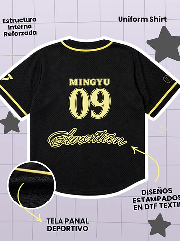 SEVENTEEN Caratland 2026 Uniform Shirt - MINGYU (PRODUCTO NO OFICIAL) 3