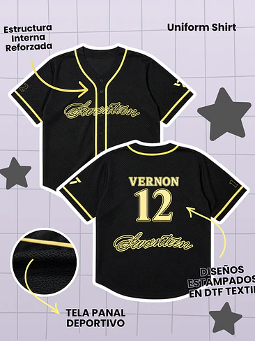 SEVENTEEN Caratland 2026 Uniform Shirt - VERNON (PRODUCTO NO OFICIAL) 1