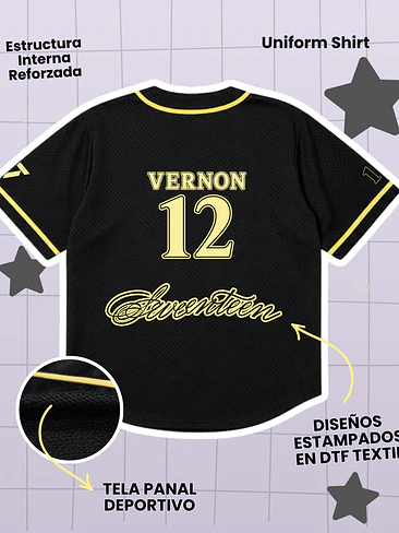 SEVENTEEN Caratland 2026 Uniform Shirt - VERNON (PRODUCTO NO OFICIAL) 3