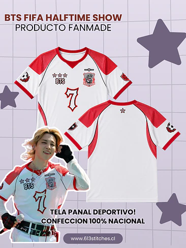 BTS 2026 FIFA World Cup Halftime Show - Polera Blanca (Jimin) 1