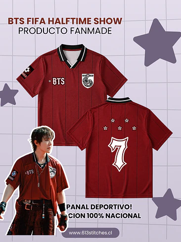 BTS 2026 FIFA World Cup Halftime Show - Polera Roja  (J-Hope) 1