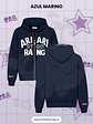 BTS ARI ARI RANG SANTIAGO - Zip Up Hoodie - Azul Marino - Miniatura 1