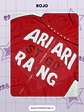 BTS ARI ARI RANG SANTIAGO - Zip Up Hoodie - Rojo - Miniatura 2