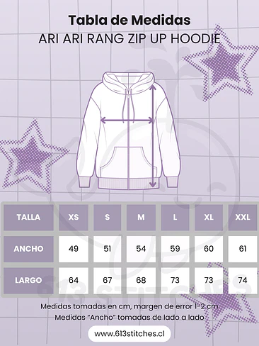 BTS ARI ARI RANG SANTIAGO - Zip Up Hoodie - Negro 6