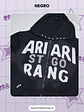 BTS ARI ARI RANG SANTIAGO - Zip Up Hoodie - Negro - Miniatura 2