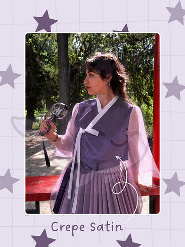 Hanbok / Jeogori Moderno - Morado 2