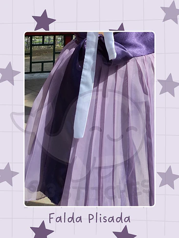 Hanbok / Jeogori Moderno - Morado 7