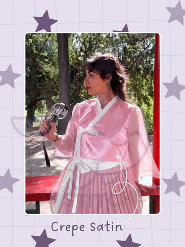Hanbok / Jeogori Moderno - Rosado 2