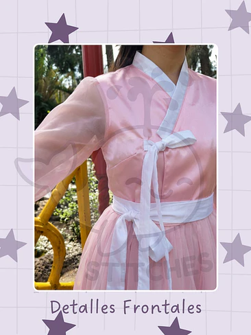 Hanbok / Jeogori Moderno - Rosado 4