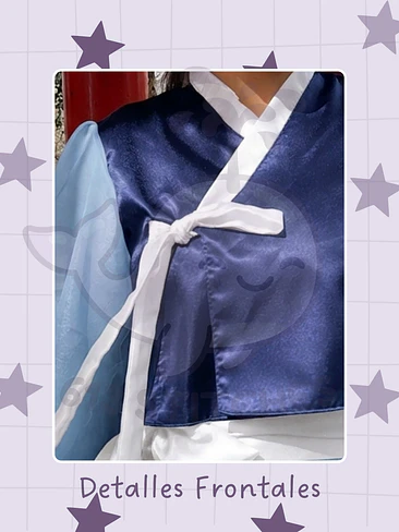Hanbok / Jeogori Moderno - Azul 4