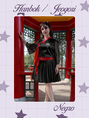 Hanbok / Jeogori Moderno - Negro
