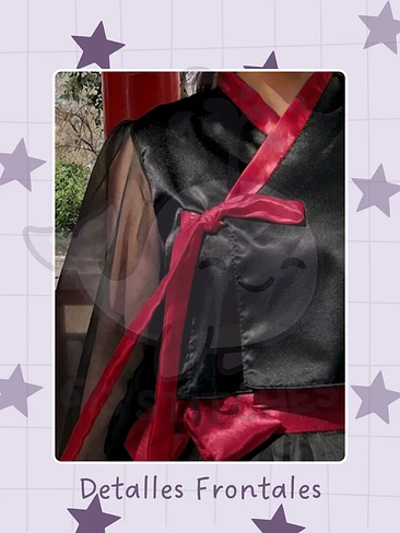Hanbok / Jeogori Moderno - Negro 4