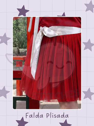 Hanbok / Jeogori Moderno - Rojo 7