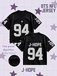 BTS Arirang Tour Jersey Oversize Boxy Fit - Diseño NFL - J-HOPE - Miniatura 1