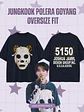 BTS Arirang Tour Polera Oversize Fit Jungkook Goyang Día 2 - Miniatura 1