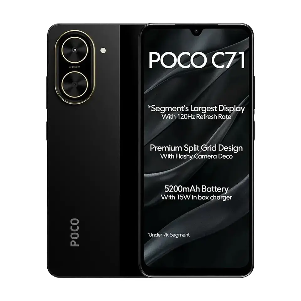 Celular Xiaomi POCO C71 64GB 3GB RAM Ampliable a 6GB. 1