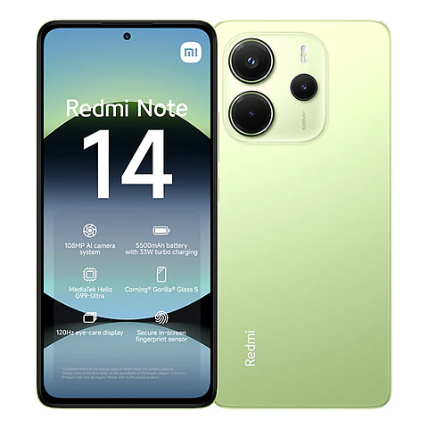 Celular Xiaomi Redmi Note 14 4G 128GB 6GB RAM.