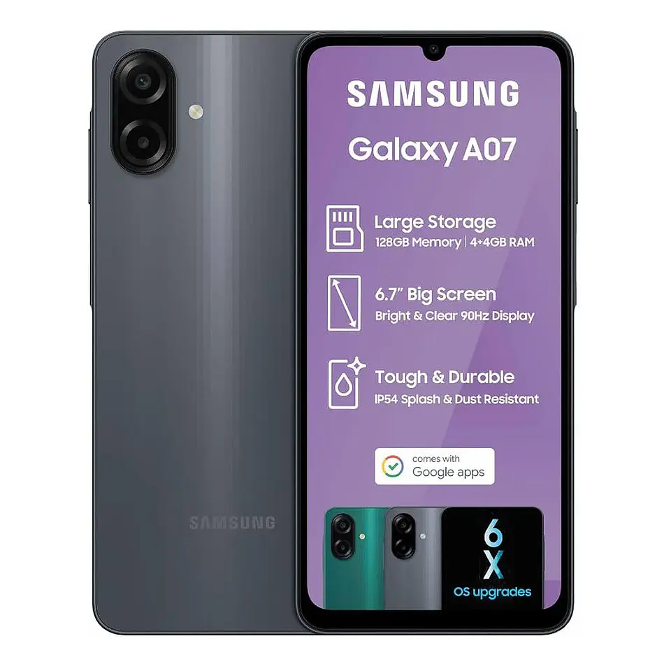 Celular Samsung A07 64GB 4GB RAM. 1
