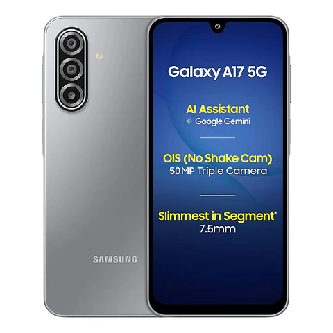 Celular Samsung A17 5G 128GB 6GB RAM.
