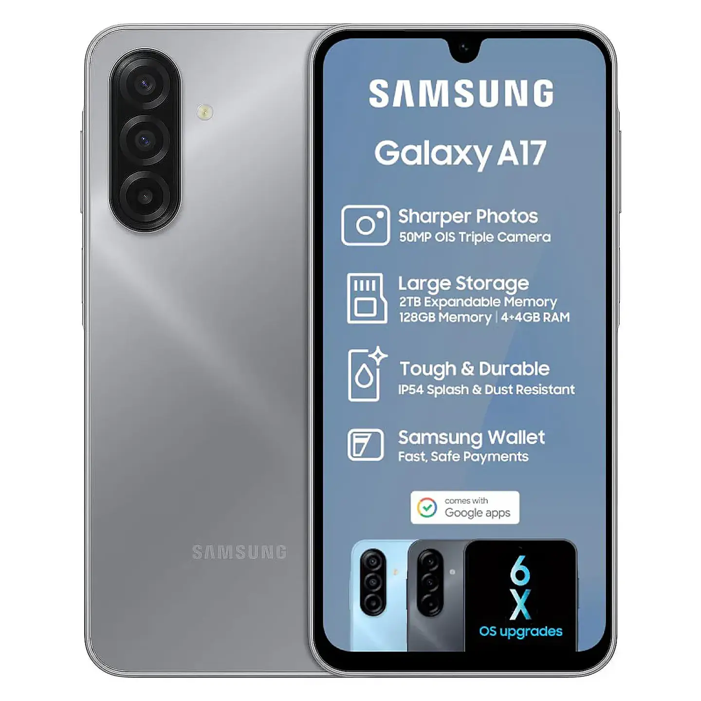 Celular Samsung A17 4G 256GB 8GB RAM. 1