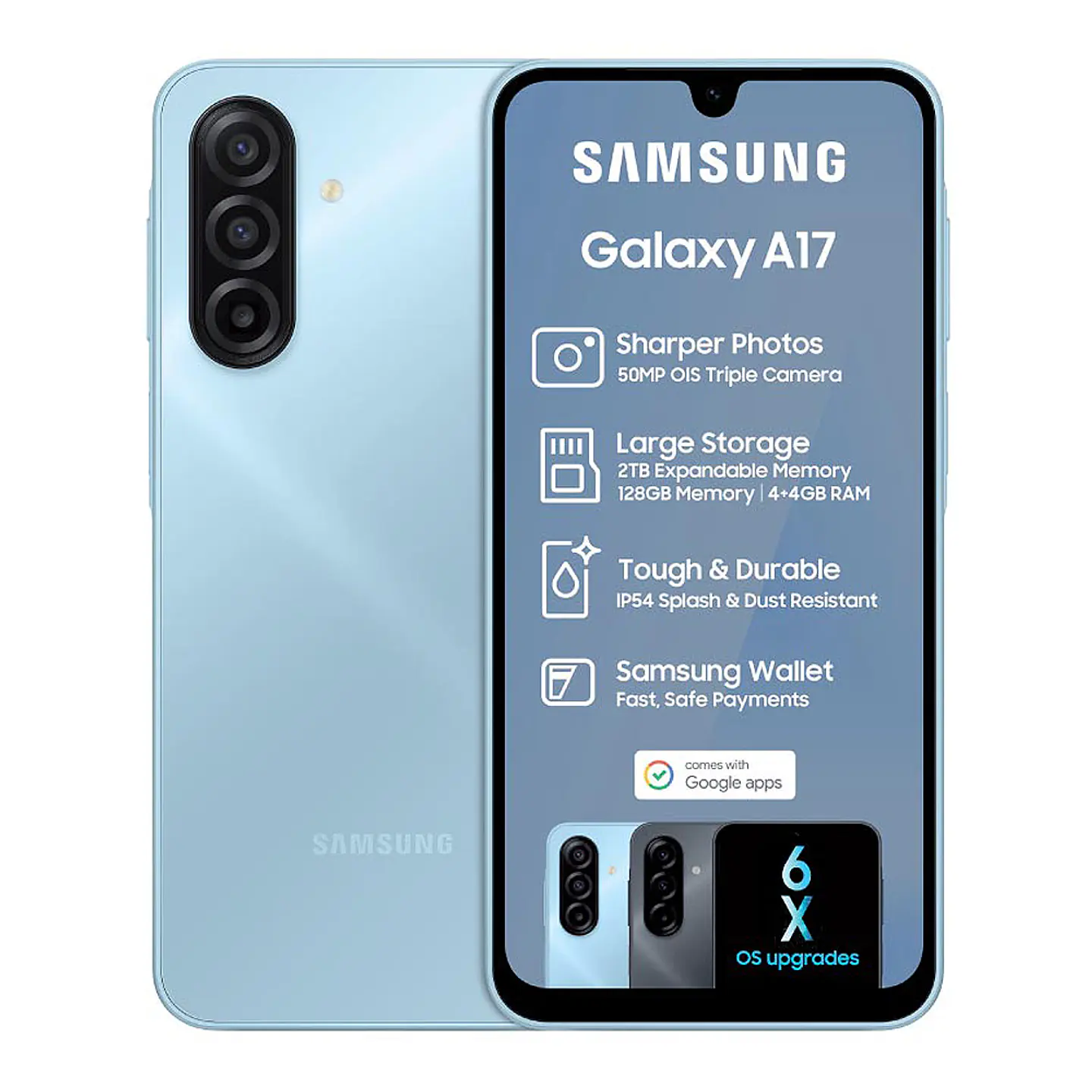 Celular Samsung A17 4G 128GB 4GB RAM. 1
