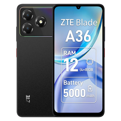 Celular ZTE Blade A36 64GB 4GB RAM Ampliable a 6GB.