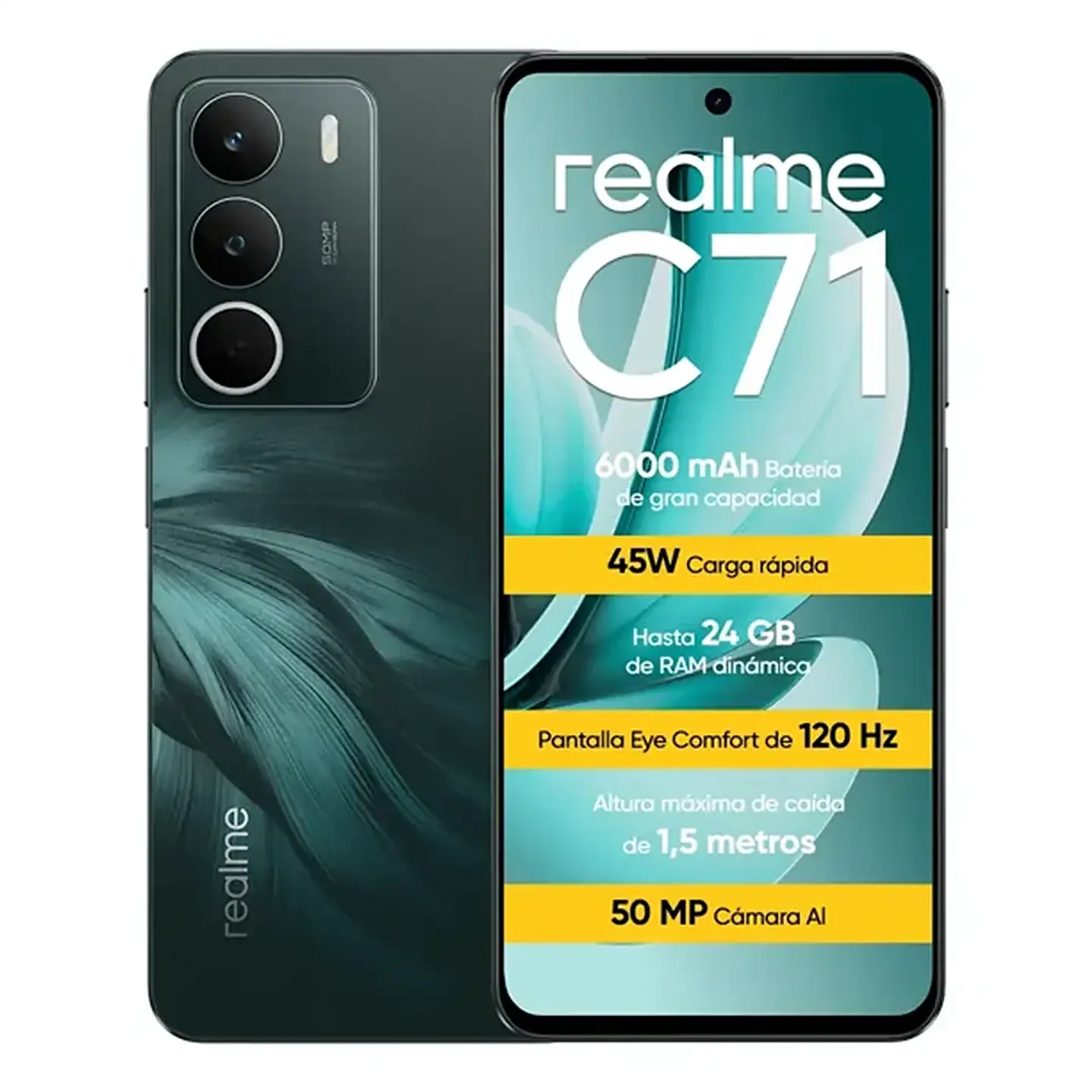 Celular Realme C71 256GB 8GB Ampliable a 24GB. 1