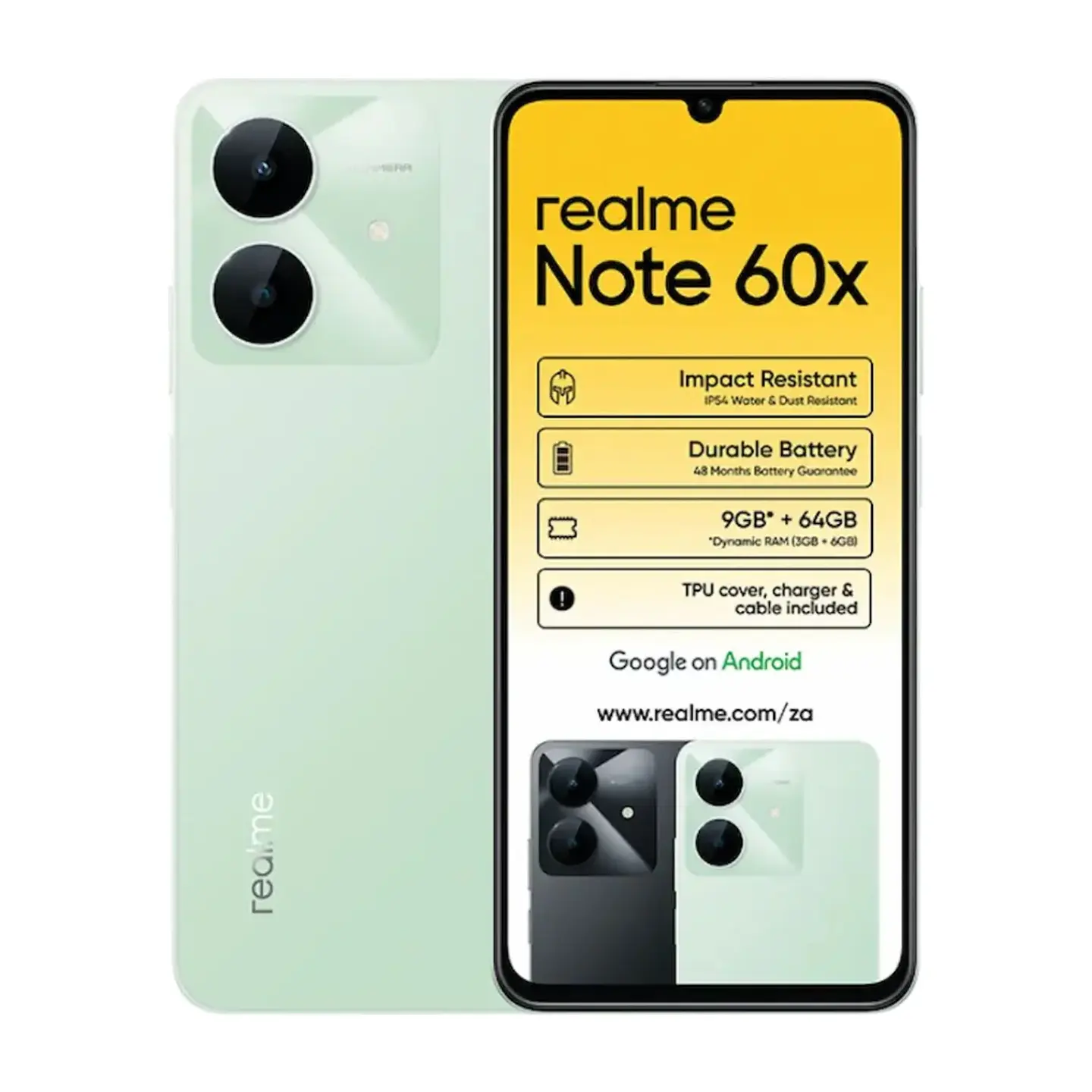 Celular Realme Note 60X 64GB 3GB Ampliable a 9GB. 1