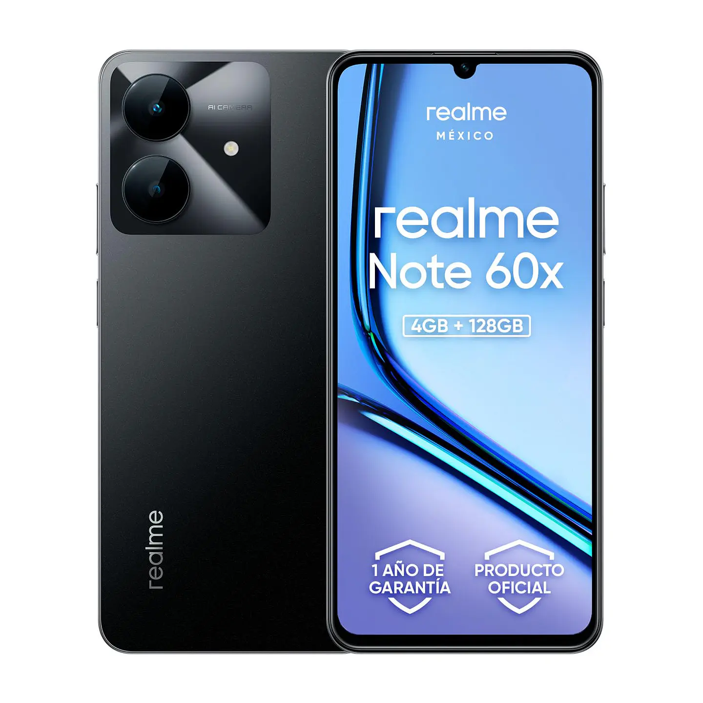 Celular Realme Note 60X 128GB 4GB Ampliable a 12GB, 1