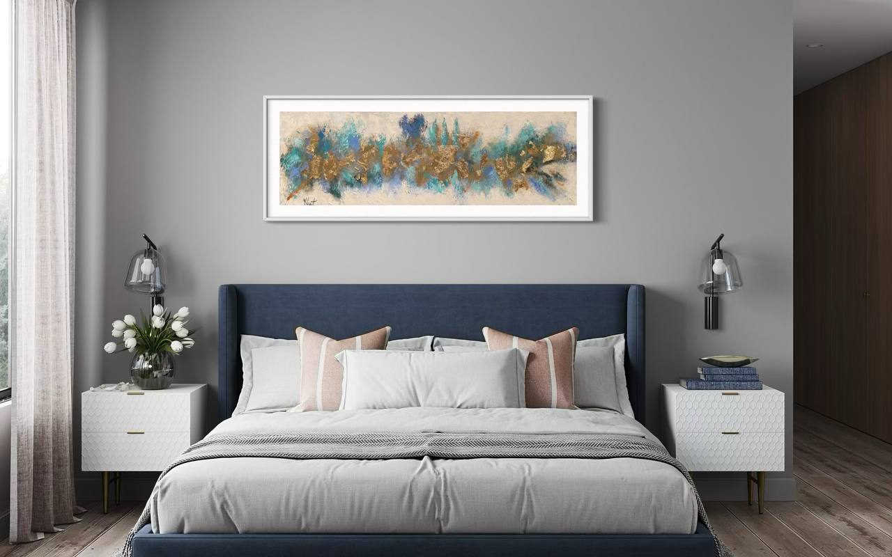 CUADRO ASBTRACTO PINTADO MODELO ANAIS  2