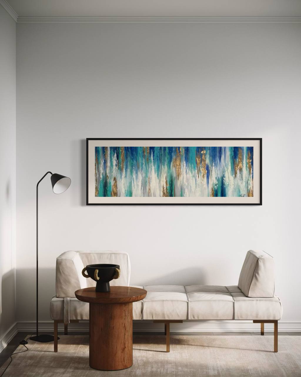 CUADRO ABSTRACTO PINTADO MODELO ANA 3