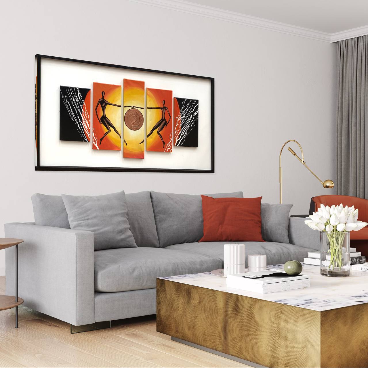 CUADRO 5 PIEZAS DISEÑO BALEN 1