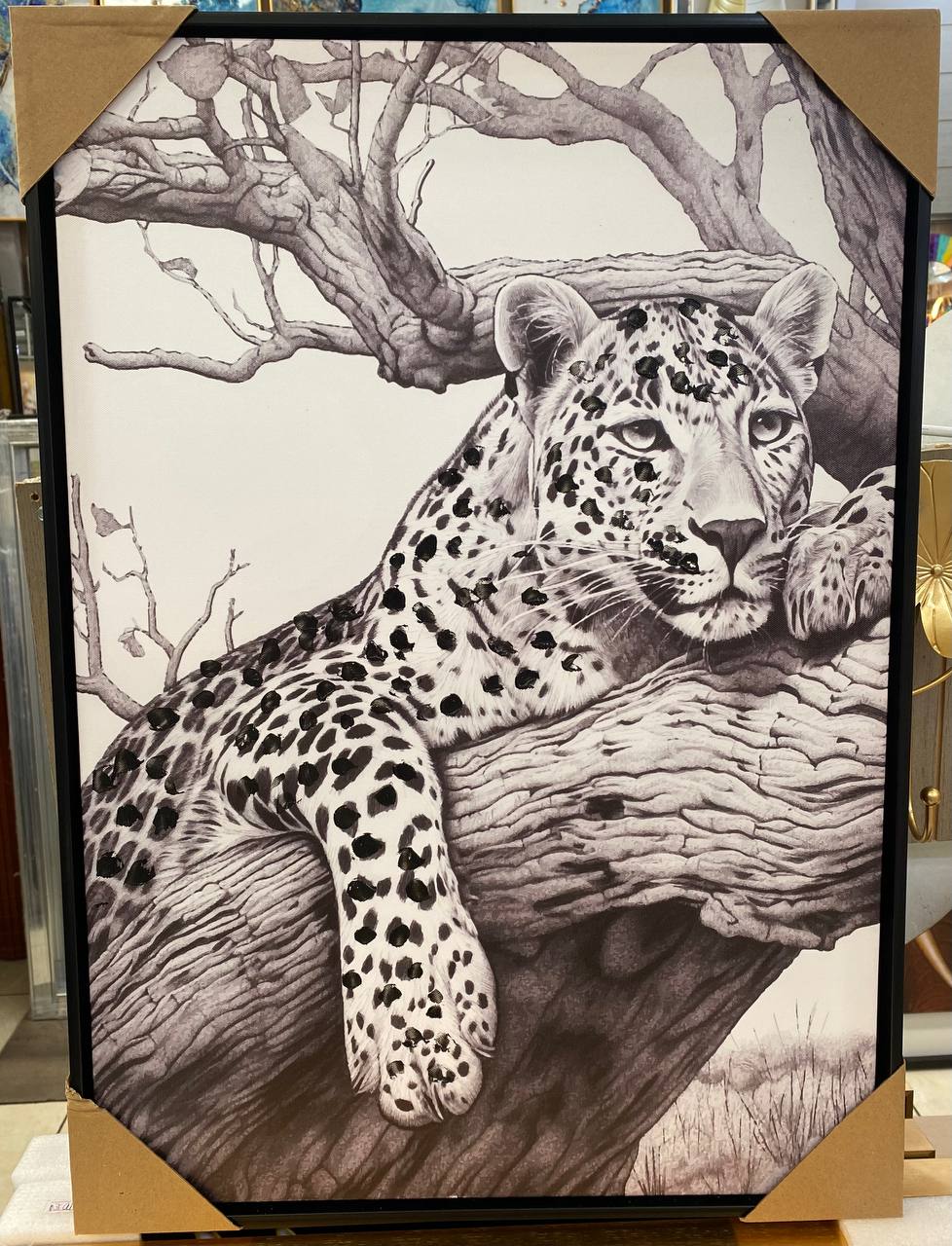 CUADRO TRIPTICO PUMA C/MARCO 5