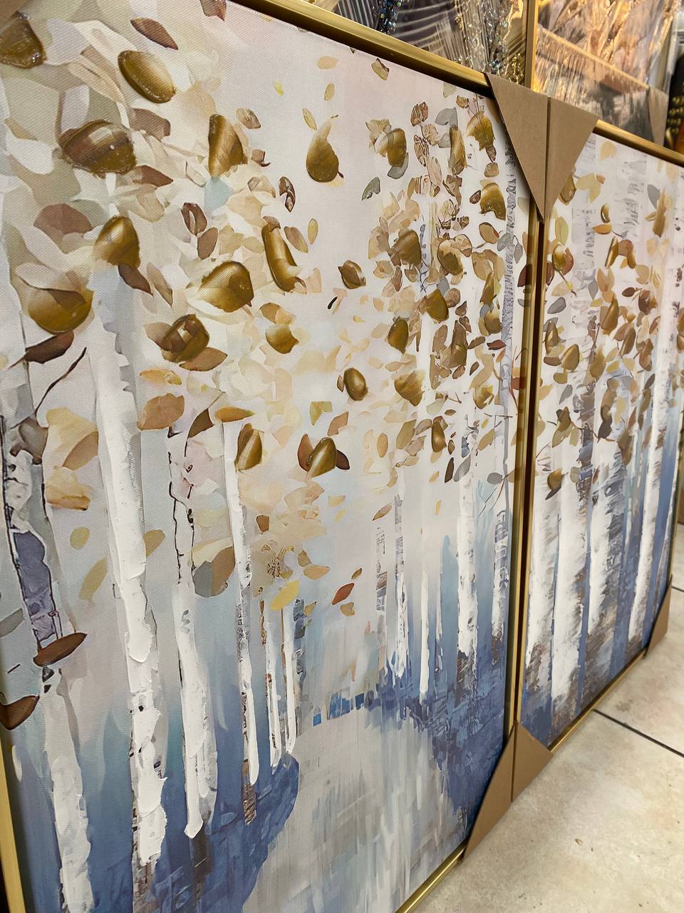 CUADRO TRIPTICO BOSQUE C/MARCO  4