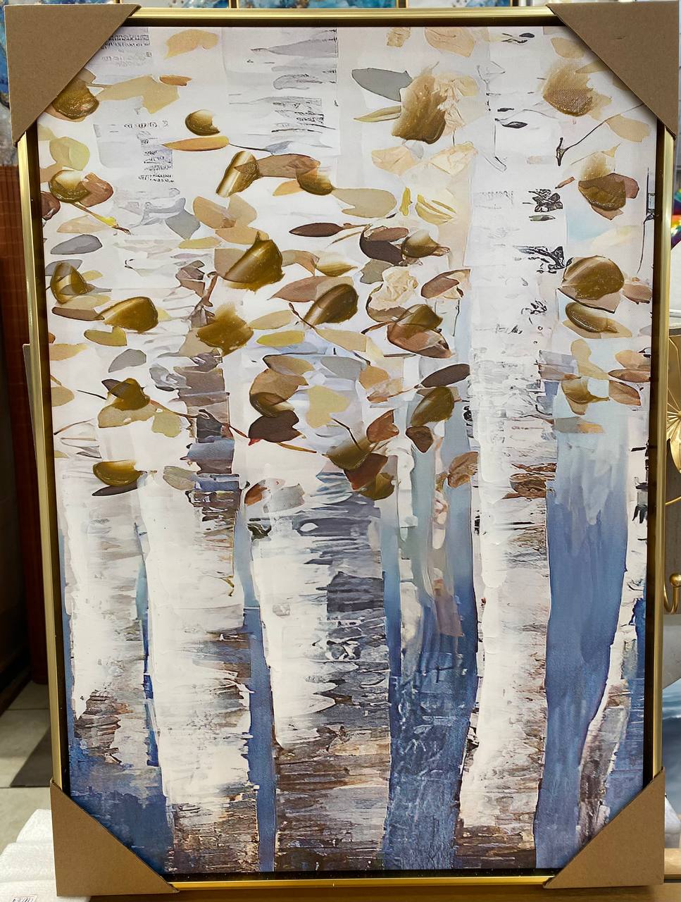 CUADRO TRIPTICO BOSQUE C/MARCO  6